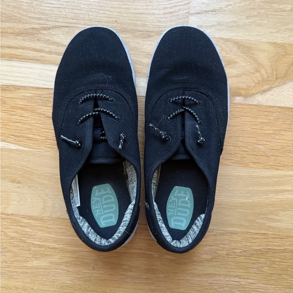 Hey Dude Black Conway Sneakers